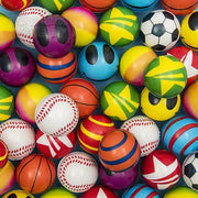 2" MINI STRESS BALL ASSORTMENT (50PCS/UNIT)