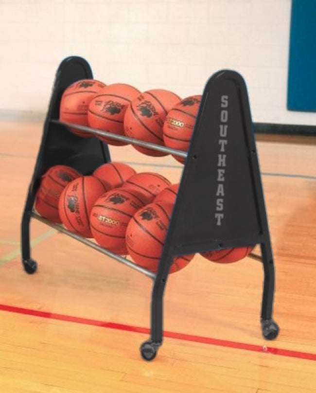 12 Ball Heavy Duty Ball Cart, Black