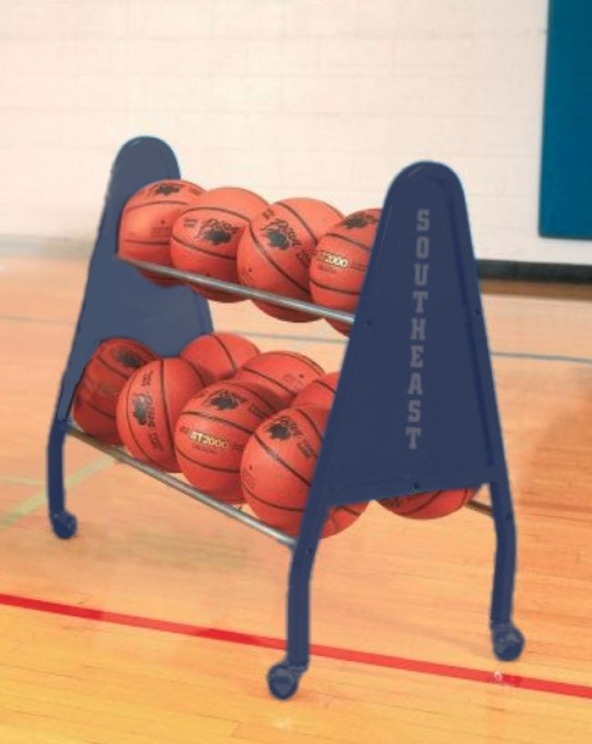 12 Ball Heavy Duty Ball Cart, Navy