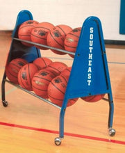 12 Ball Heavy Duty Ball Cart, Royal Blue