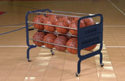 16 Ball Heavy-duty Lockable Ball Cart, Navy