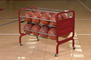 16 Ball Heavy-duty Lockable Ball Cart, Scarlet Red