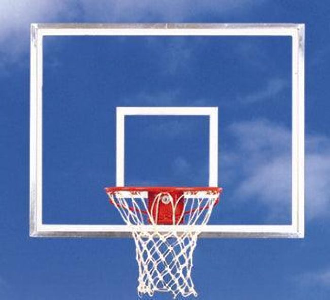 32" X 48" White Framed Rectangular Acrylic Backboard