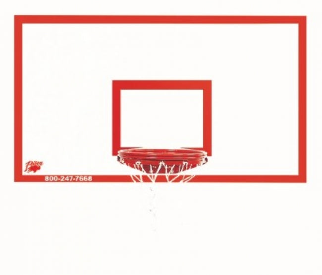 42" X 72" Rectangular Steel Backboard