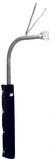 4-1/2" Heavy-duty Gooseneck Basketball Pole With 4' Extension