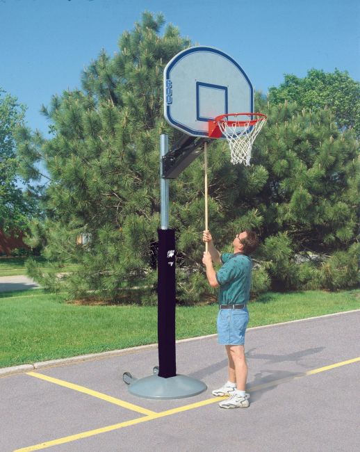 Qwik-change? Outdoor Portable/adjustable Basketball Goal