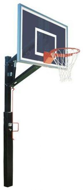 Lottery Pick Smoked Glass Basketball System