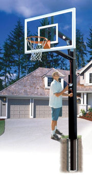 Lottery Pick Glass Basketball System