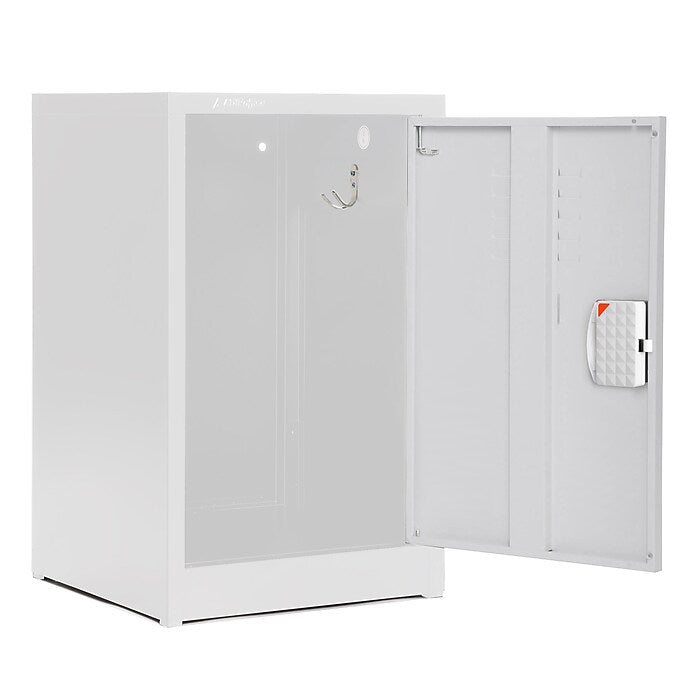 24" H x 15" W Steel Single Tier Storage Locker with Digital Lock, White