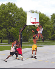 Original Ultimate Playground Basketball Systems, Backboards: 42” x 60” Aluminum, Weight: 500 lbs