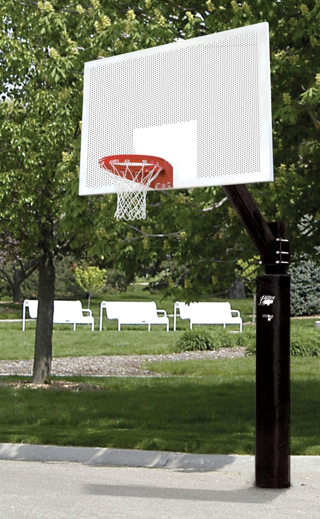 Ultimate Perforated Steel Basketball System, Weight: 525 lbs