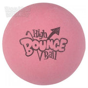 2.5" RUBBER PINK HIGH BOUNCE BALL,Pack of 12
