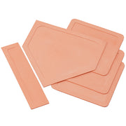 Baseball Base Set -  Rubber Throw Down Style (Complete Infield) (Indoor/Outdoor) (Set of 5)
