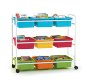 Book Browser Cart with Vibrant Tub Combo
