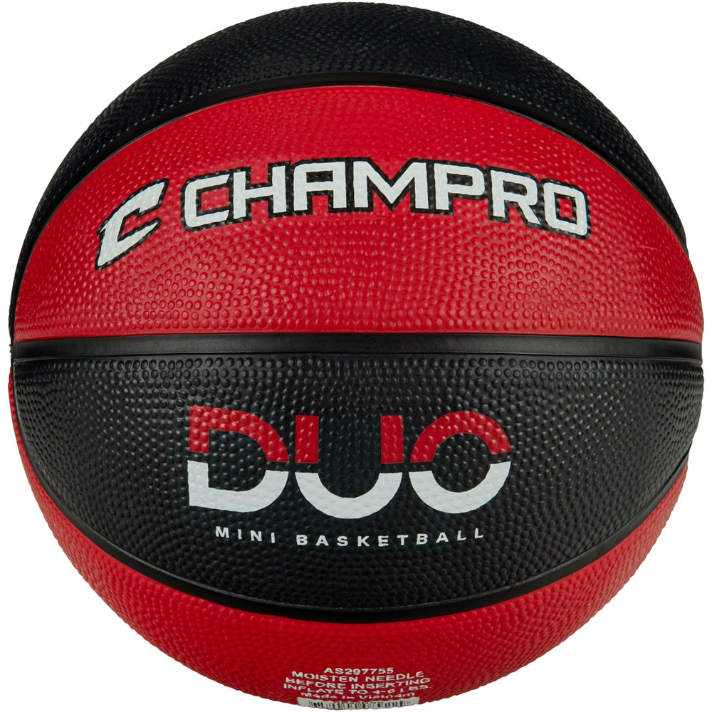 B3 DUO Mini Rubber Basketball - Purple Teal