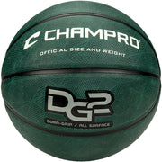 Dura-Grip 230 Rubber Basketball - Forest Green, Womens - 28.5
