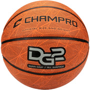 Dura-Grip 230 Rubber Basketball - Orange, Regulation
