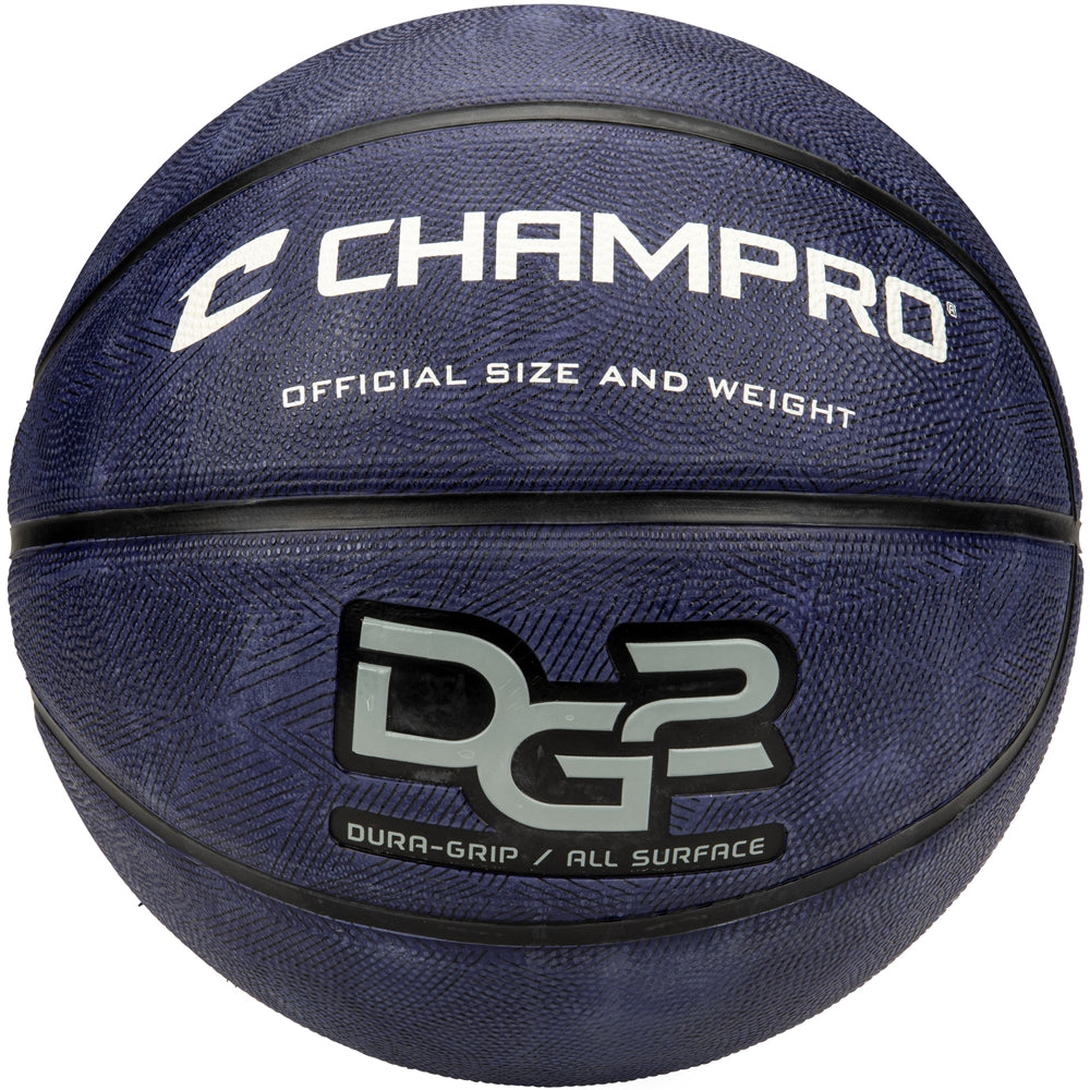 Dura-Grip 230 Rubber Basketball - Purple, Regulation