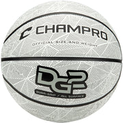 Dura-Grip 230 Rubber Basketball - White, Womens - 28.5