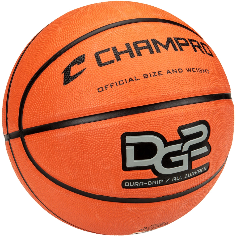 Dura-Grip 230 Rubber Basketball - Comporange, JUNIOR - 27.5