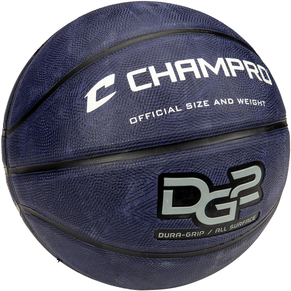 Dura-Grip 230 Rubber Basketball - Purple, Regulation