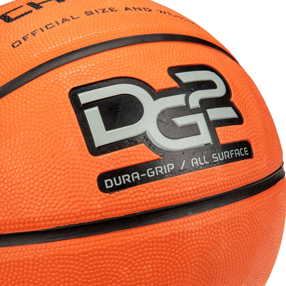 Dura-Grip 230 Rubber Basketball - Comporange, JUNIOR - 27.5
