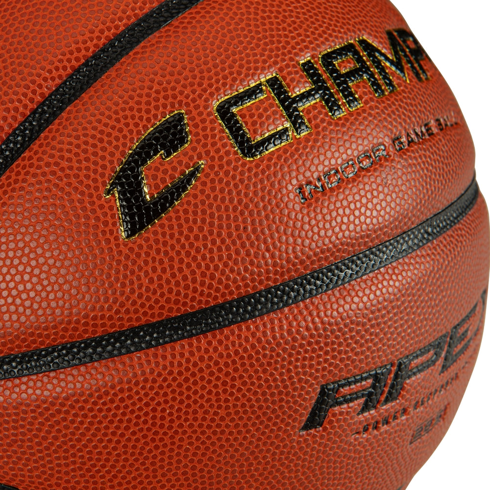 Apex Premium Microfiber Basketball - Orange, Regulation