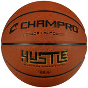 Hustle Indoor/Outdoor Composite Basketball - Orange, Regulation