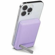 Belkin Portable Charger, Wireless Power Bank 5000 MAh MagSafe Charger 7.5W, Built-in Pop-up Kickstand - Compatible W/iPhone 17, Air, Pro, Pro Max, iPh
