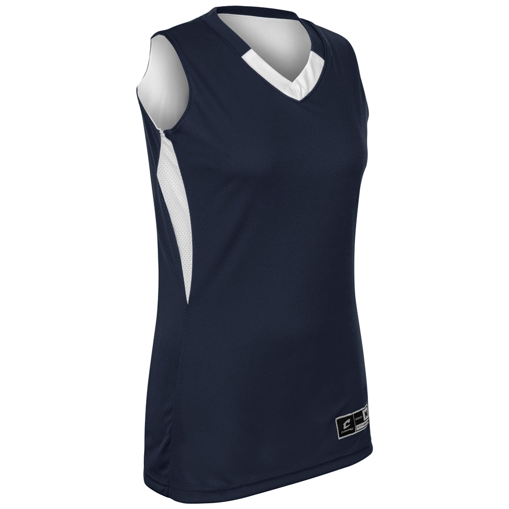 Post Up Jersey - Navy White - Girls - Small