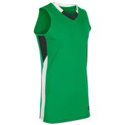 Rebel Basketball Jersey - Kelly Green Black White - Adult - Large