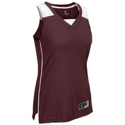 Prime Basketball Jersey - Maroon White - Womens - Medium