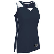 Prime Basketball Jersey - Navy White - Womens - Large