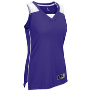 Prime Basketball Jersey - Purple White - Womens - XXLarge
