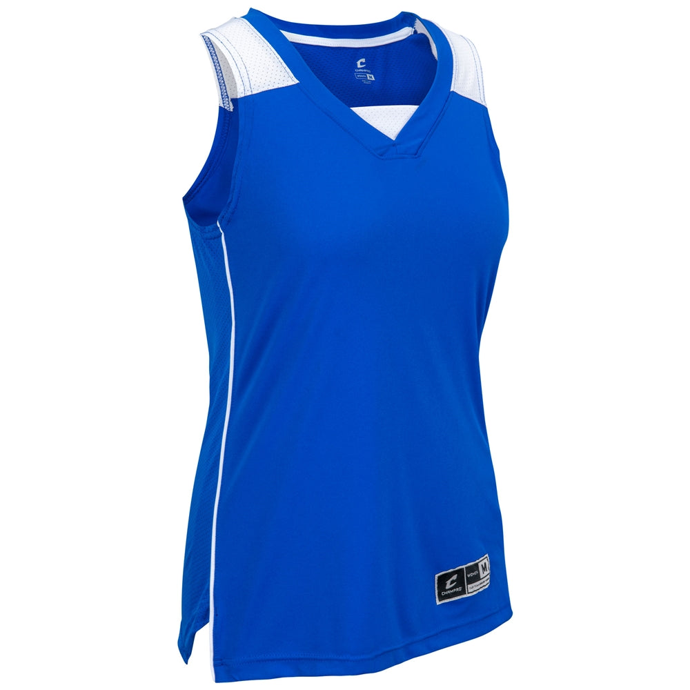 Prime Basketball Jersey - Royal White - Womens - Extra-Large