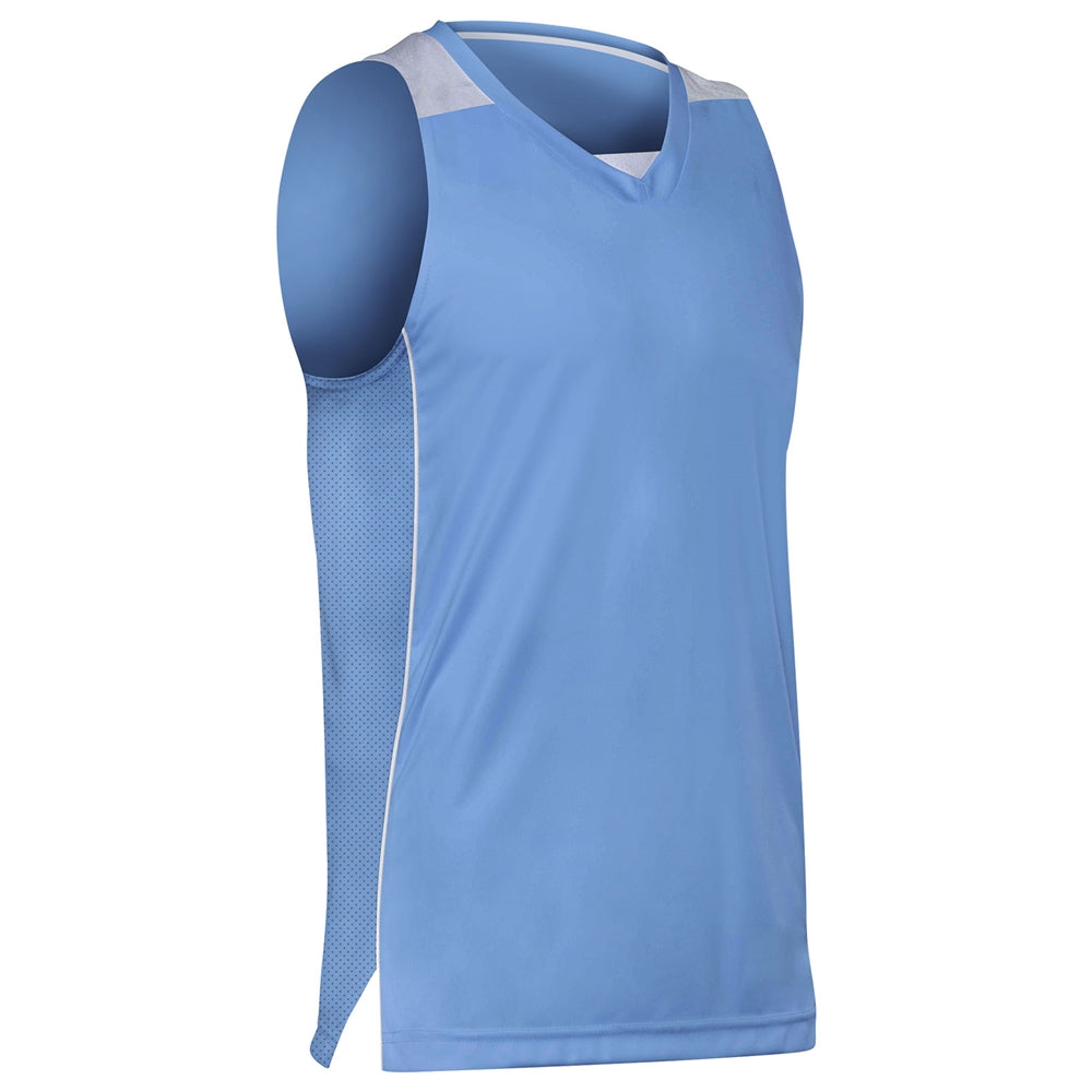 Prime Basketball Jersey - Light Blue White - Adult - XXLarge
