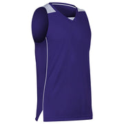 Prime Basketball Jersey - Purple White - Adult - Medium