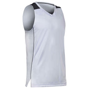 Prime Basketball Jersey - White Black - Adult - Medium