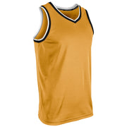Forward Basketball Jersey - Gold Black White - Youth - Small