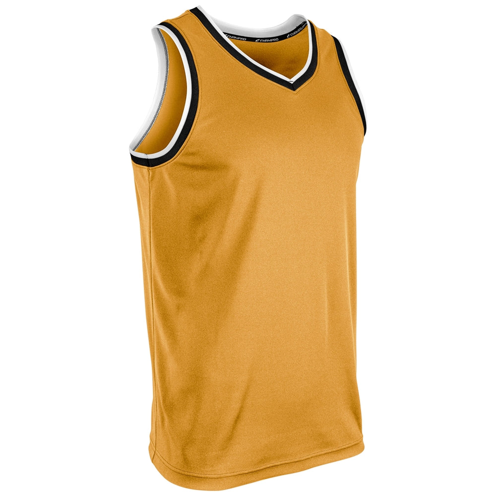 Forward Basketball Jersey - Gold Black White - Adult - 3XL