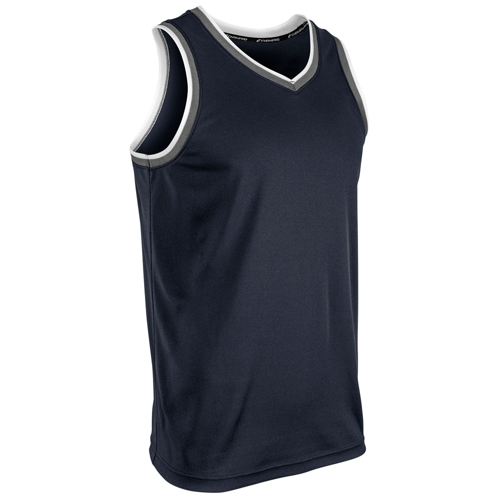 Forward Basketball Jersey - Navy Silver White - Adult - XXLarge