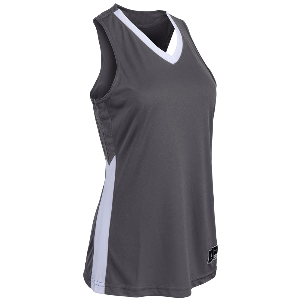 Dagger Basketball Jersey - Charcoal White - Womens - XXLarge
