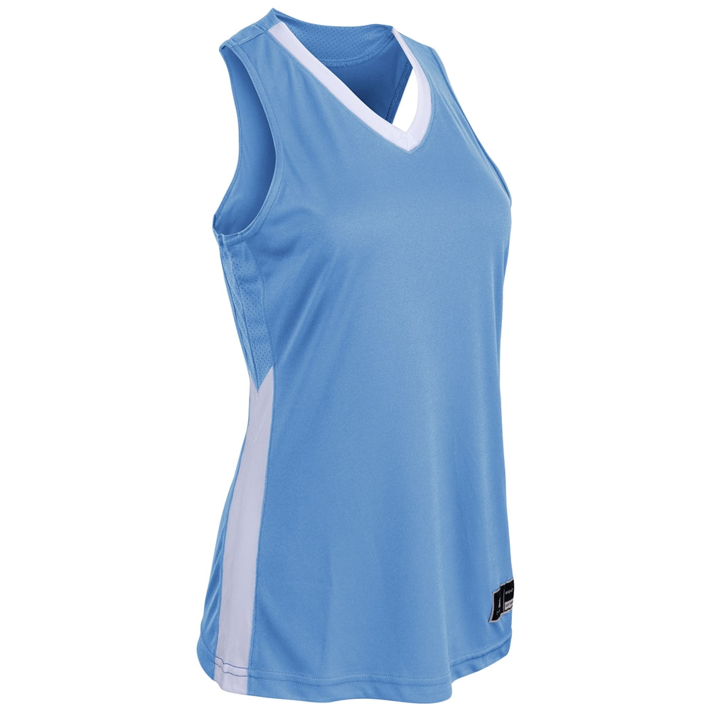 Dagger Basketball Jersey - Light Blue White - Womens - XXLarge