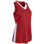 Dagger Basketball Jersey - Scarlet White - Womens - Large