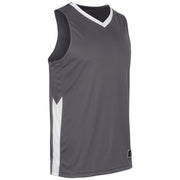 Dagger Basketball Jersey - Charcoal White - Adult - Medium