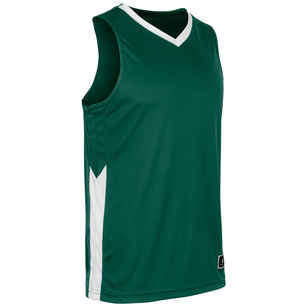 Dagger Basketball Jersey - Forest Green White - Adult - 3XL