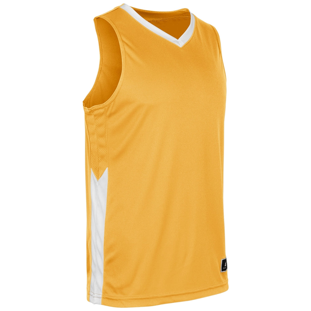 Dagger Basketball Jersey - Gold White - Adult - XXLarge