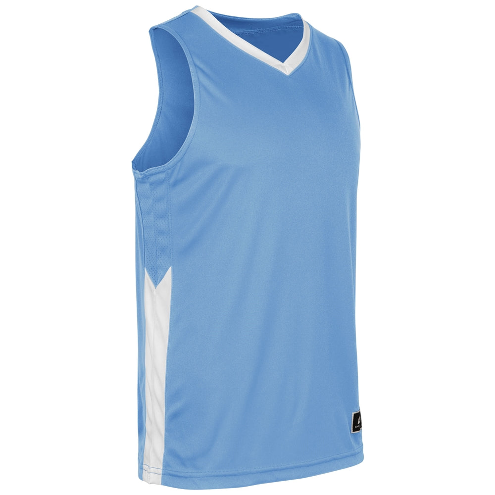 Dagger Basketball Jersey - Light Blue White - Youth - Extra-Large