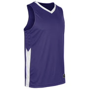 Dagger Basketball Jersey - Purple White - Youth - Medium