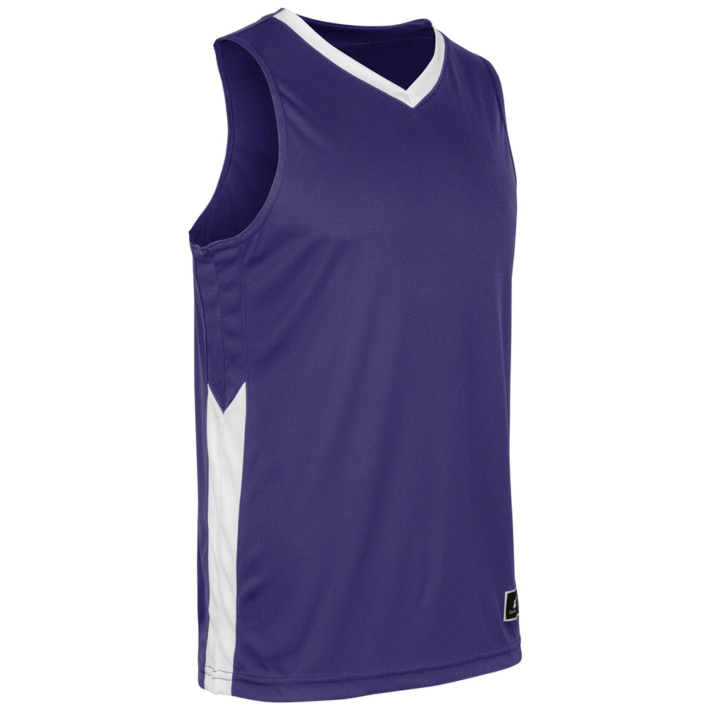 Dagger Basketball Jersey - Purple White - Adult - 3XL